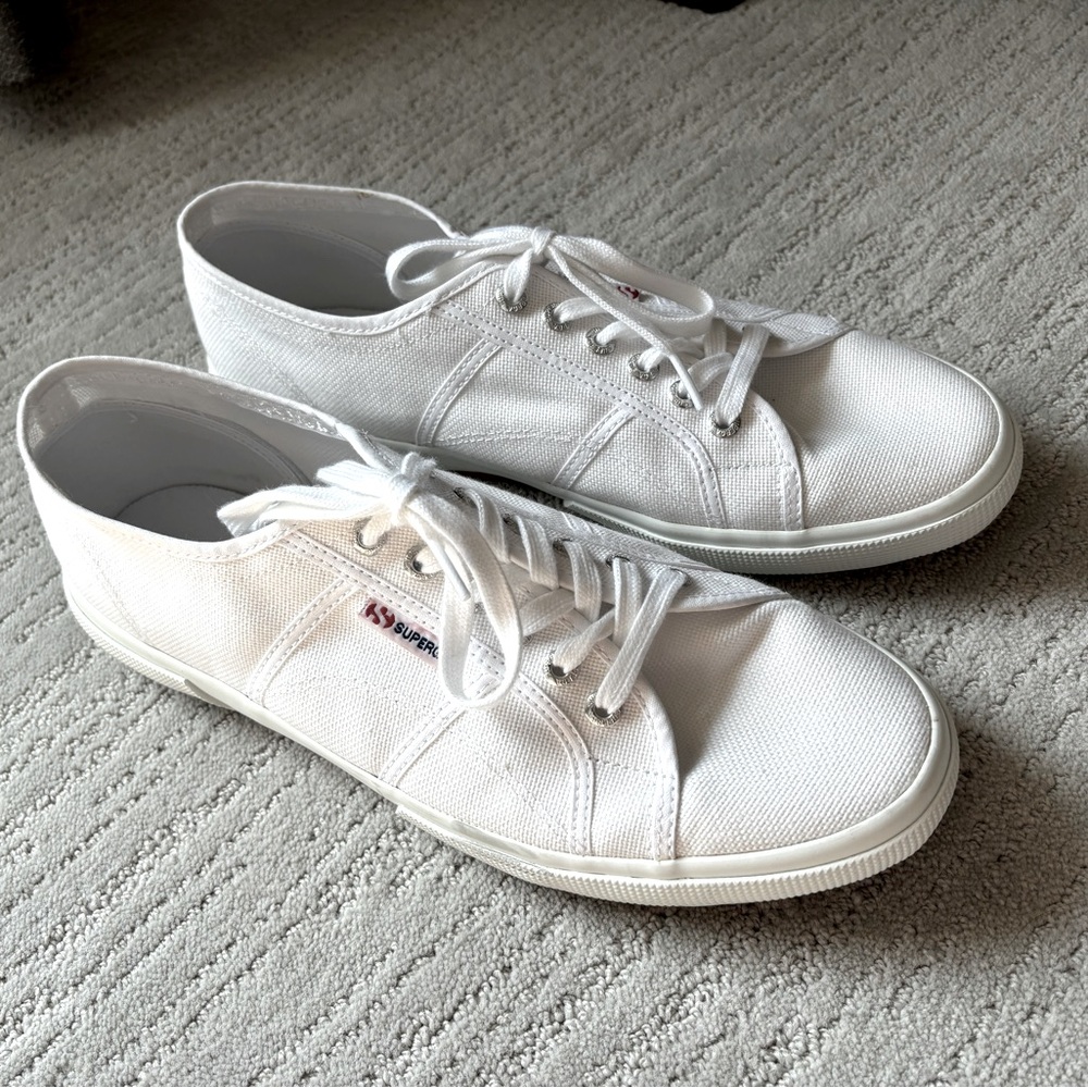 NEW Superga Cotu 2750 white sneaker size 46 men’s 12M